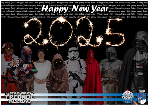 Wir wünschen ein schönes neues Jahr 2025 - STAR WARS™ Freunde Allgäu