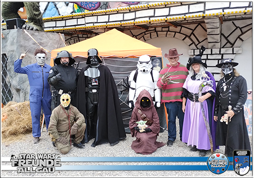 Gruppenfoto mit Cosplay Union Germany - STAR WARS Freunde Allgäu